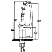 Смеситель Kaiser Merkur 27033 - фото2