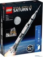 Конструктор LEGO Ideas 92176 Ракетно-космическая система НАСА Сатурн-5-Аполлон - фото