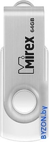 USB Flash Mirex Swivel White 64GB 13600-FMUSWT64 - фото