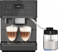 Эспрессо кофемашина Miele CM 6560 (серый графит) - фото