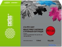 Картридж CACTUS CS-PFI120Y (аналог Canon PFI120Y) - фото