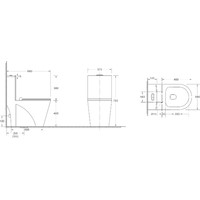 Унитаз WeltWasser Welzbach 001 GL-WT (белый глянец) - фото2