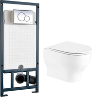 Унитаз WeltWasser Erlenbach 004 GL-WT + Marberg 507 RD (белый глянец/хром) - фото