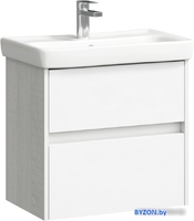 Aqwella Тумба City 60 CI0106DK с умывальником Moduo Slim 60 UM-MOD60SL/1 - фото