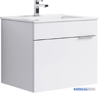 Aqwella Тумба Brig 60 Br.01.06/1/W с умывальником Quadro 60 Sanita 27181 - фото