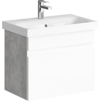 Aqwella Тумба Smart 60 SRT0106BS с умывальником Moduo Slim UM-MOD60SL/1 - фото