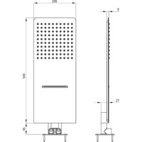 Верхний душ Deante Multibox NAC 096K - фото2