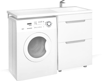 Raval Тумба под умывальник Forte 120 For.01.120.R/N/W (правый, белый) - фото2
