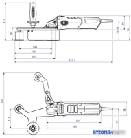 Ленточная шлифмашина Metabo RBE 15-180 SET 602243500 - фото2