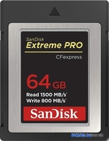 Карта памяти SanDisk Extreme Pro SDCFE-064G-GN4NN CFexpress Type B 64GB - фото