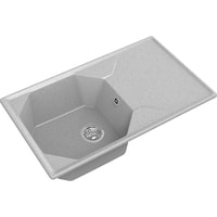 Кухонная мойка GranFest GF-U-840L (серый) - фото
