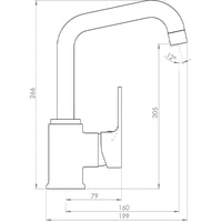 Смеситель Inan Beril M2403 - фото2