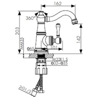Смеситель Kaiser Aria 03011-3 - фото2