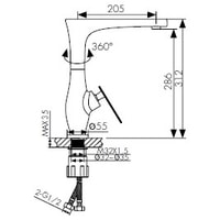 Смеситель Kaiser Star 02044-2 - фото2