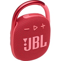 Беспроводная колонка JBL Clip 4 (красный) - фото