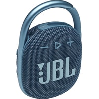 Беспроводная колонка JBL Clip 4 (синий) - фото