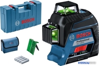 Лазерный нивелир Bosch GLL 3-80 G Professional 0601063Y00 (кейс, лазерная мишень) - фото
