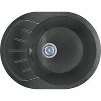 Кухонная мойка AV Engineering Rio AV580450RBK (черный) - фото
