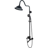 Душевая система Rea Retro REA-P2366 (черный) - фото