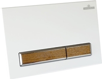 Панель смыва Lavinia Boho Relfix 38050603 (белый/светлое дерево) - фото2