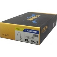 Смеситель Ledeme L1399-3 (хром/белый) - фото2