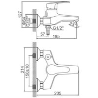 Смеситель Ledeme L3232 - фото2