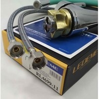 Смеситель Ledeme L4699-11 (хром/бирюзовый) - фото2
