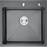 Кухонная мойка Gerhans K35050B (графит) - фото