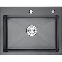 Кухонная мойка Gerhans K36045B (графит) - фото