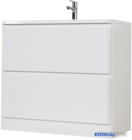 BelBagno Тумба под умывальник Albano-900-2C-PIA-BL (белый глянец) - фото2