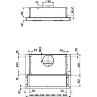 Кухонная вытяжка Faber Flox WH A45 315.0567.351 - фото2