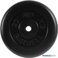 Диск MB Barbell Стандарт 31 мм (1x20 кг, черный) - фото