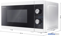 Микроволновая печь Sharp YC-MG01E-W - фото2