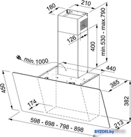 Кухонная вытяжка Franke Evo Plus FPJ 925 V BK/SS 330.0528.067 - фото2