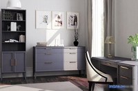 Комод Молодечномебель Charlie B-6 (шафран) - фото2, картинка2 Комод Молодечномебель Charlie B-6 (шафран) - фото2