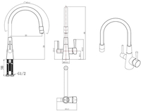 Смеситель Lemark Comfort LM3075W - фото2