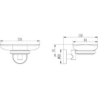 Мыльница Ledeme L1702 - фото2