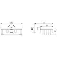 Мыльница Ledeme L1702-1 - фото2