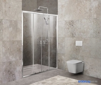 Душевая дверь BelBagno Unique-BF-2-170/200-P-Cr (матовое стекло) - фото