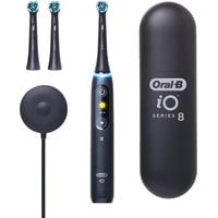 Электрическая зубная щетка Oral-B iO 8 (черный) - фото