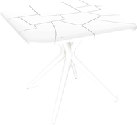 Кухонный стол Sheffilton SHT-TU30/TT30 83/83 (белый/белый) - фото