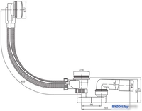 Сифон Plast Brno EVK0150 Clic-Clack - фото2