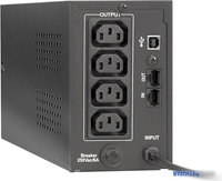 Источник бесперебойного питания ExeGate Power Back BNB-850.LED.AVR.C13.RJ.USB - фото2