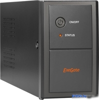Источник бесперебойного питания ExeGate Power Back BNB-600.LED.AVR.C13.RJ - фото