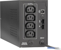 Источник бесперебойного питания ExeGate Power Back BNB-650.LED.AVR.C13.RJ.USB - фото2