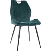 Стул Signal Arco Velvet (bluvel 78 зеленый/черный) - фото