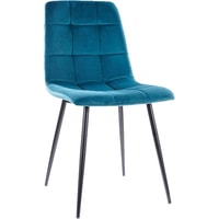 Стул Signal Mila Velvet (bluvel 85 бирюзовый/черный) - фото