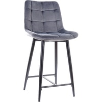 Стул Signal Chic H-2 Velvet (bluvel 14 серый/черный) - фото