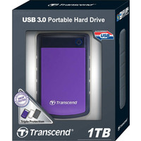 Внешний жесткий диск Transcend StoreJet 25H3P 1TB (TS1TSJ25H3P) - фото2