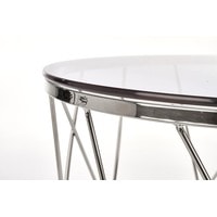 Журнальный столик Halmar Selena 55x55 (дымчатый/хром) - фото2